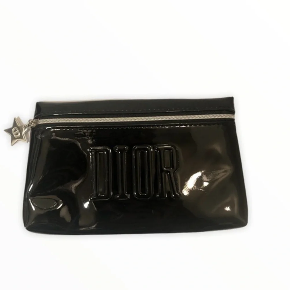 Dior beauty black cosmetic bag